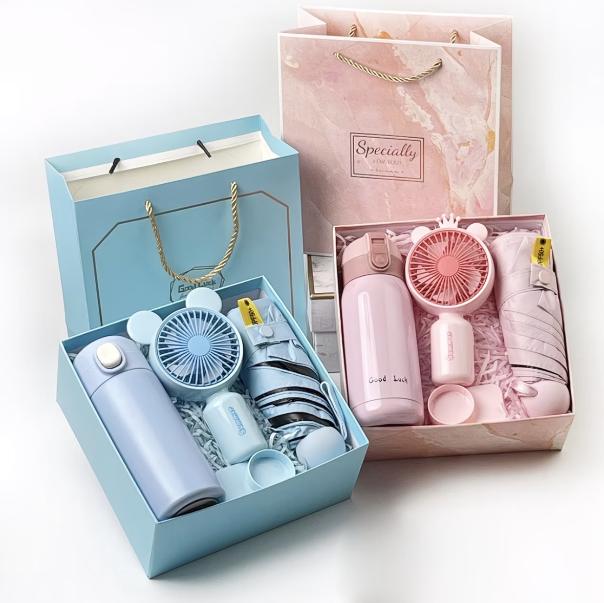 Pink & Blue Rechargeable Gift Set