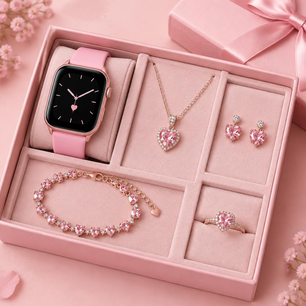 Smartwatch & Jewellery Gift Set
